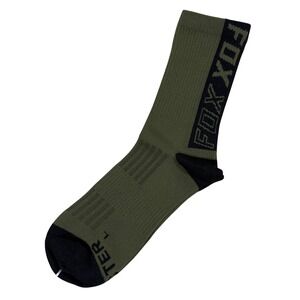 Fox Ranger W Unisex 6 Inch Mountain Bike Socks Olive Green One Size NEW